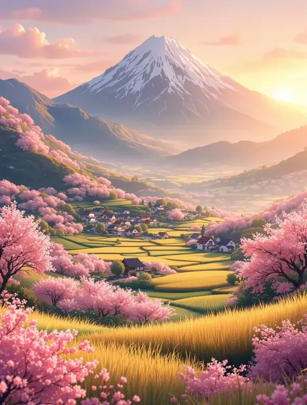 山樱之恋 爱情 乡村 唯美 山樱之恋